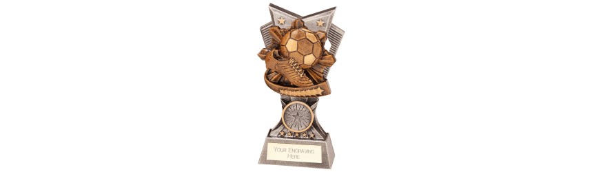 SPECTRE FOOTBALL TROPHY - 3 SIZES - 15CM TO 20CM